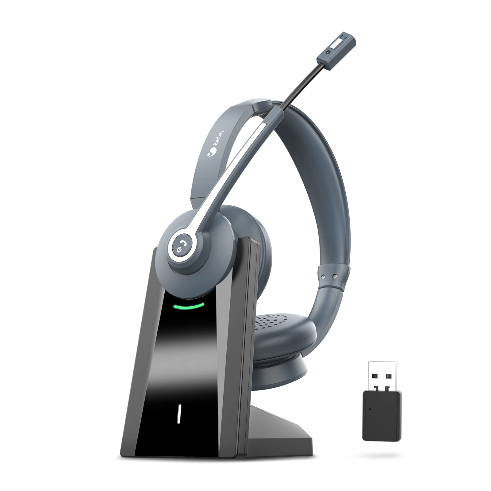 vonztekWireless & Bluetooth Headsets Headphones with Mic for PC