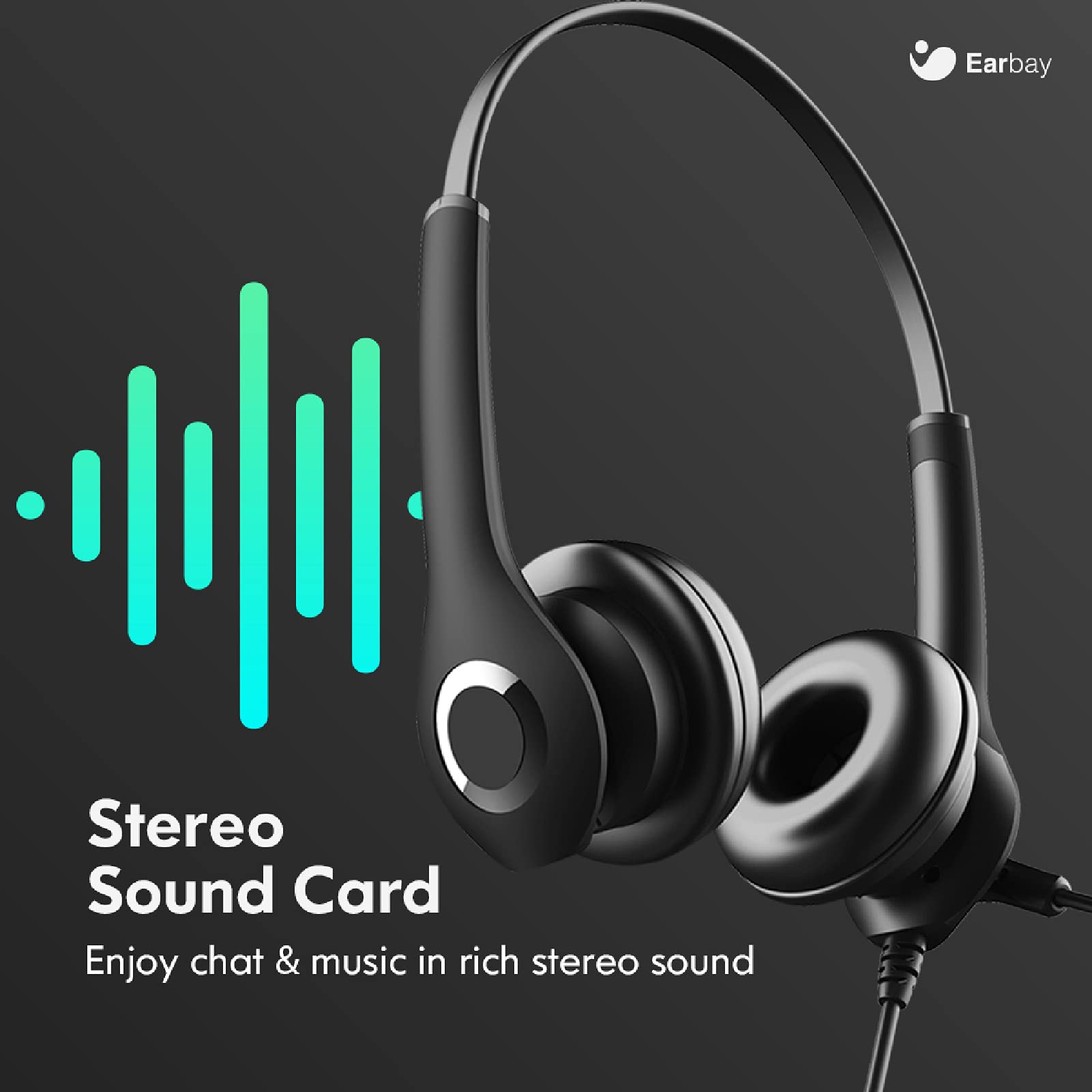 Wired Headset with Microphone 3.5mm Jack 382U3