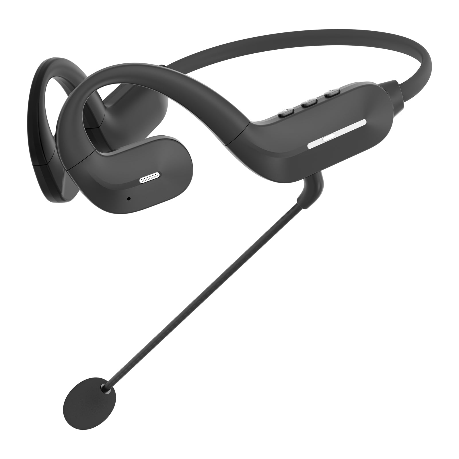 Open Ear Headphones with Mic, Bluetooth Headset with Microphone, Wirel