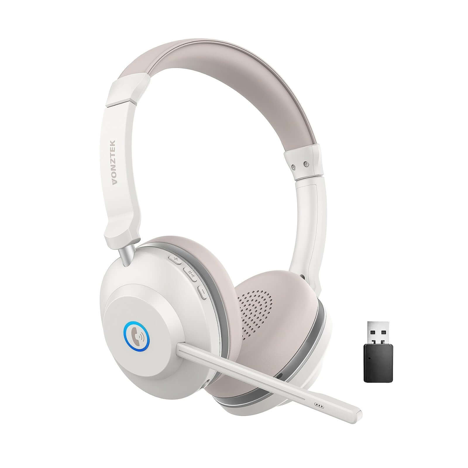 vonztek:Wireless Bluetooth Headsets Headphones with Mic for PC