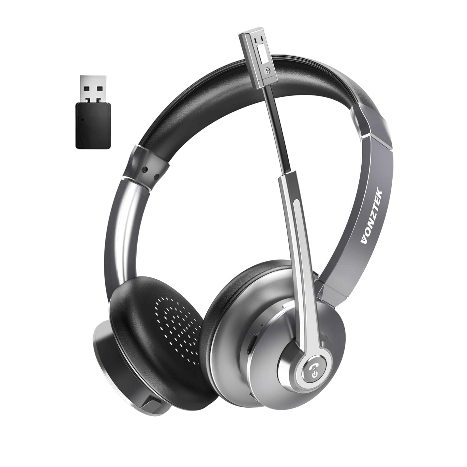 vonztek Wireless Bluetooth Headsets Headphones with Mic for PC